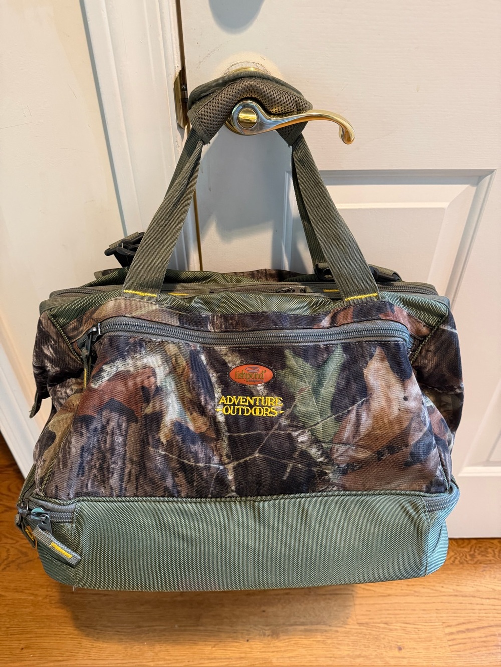Fishpond Large Camo Duffle Bag - Green. Mint condition